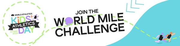 World Athletics invites kids to join the World Mile Challenge on Kids’ Athletics Day