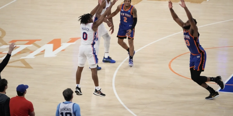 Tyrese Maxey saves Sixers from elimination with huge finish in OT win that cuts Knicks’ lead to 3-2