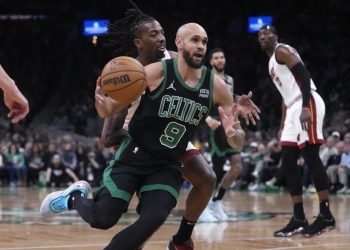 Celtics beat short-handed Heat 118-84, advance to East semifinals