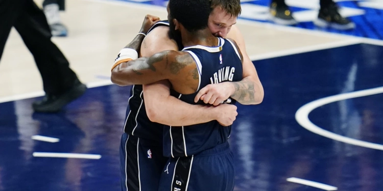 Luka Doncic and Kyrie Irving each score 33 points as Mavs beat Wolves for 3-0 lead in West finals
