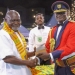 Ghana Military Academy decorate Azumah Nelson, GBF President Bernard Quartey