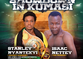 Nyantakyi-Nettey headlines first international bout in Ashanti Region July 5