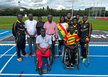 Video: Chief Director, Chef de Mission meet Ghana Paralympic team in Paris