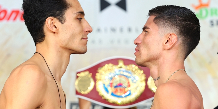 Weigh-in results: Rafael Espinoza vs Sergio Chirino featherweight world title showdown