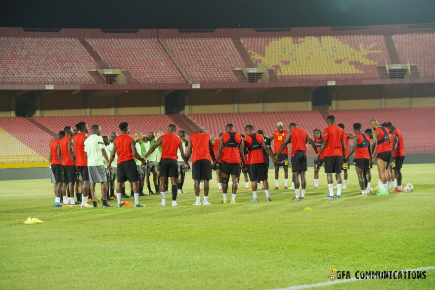 PHOTOS: Black Stars train in Bamako ahead of Mali clash