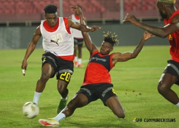 PHOTOS: Black Stars train in Bamako ahead of Mali clash