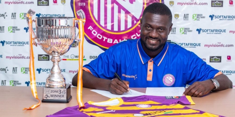 Vision FC appoint Nana Kweku Agyemang as  head coach for GPL debut season