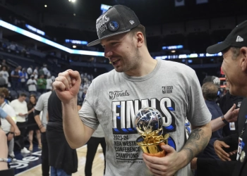 The NBA Finals were too late for Dallas’ Luka Doncic to watch as a kid. Now, he’s in them
