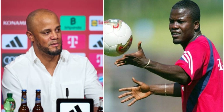 Sammy Kuffour backs Vincent Kompany to succeed as Bayern Munich coach