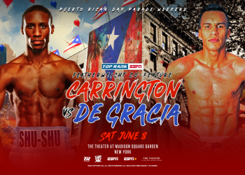 Bruce Carrington faces Brayan De Gracia at Madison Square Garden this Saturday