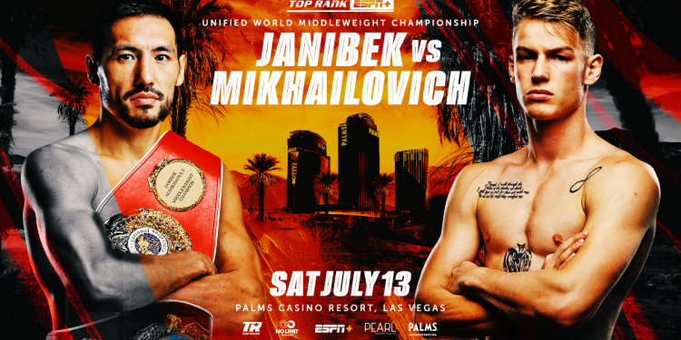 Alimkhanuly-Mikhailovich unified middleweight title clash, Muratalla-Farmer lightweight battle set for July 13 in Las Vegas