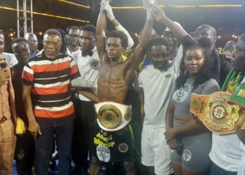 Stanley Nyantakyi makes history, stops Nettey in 3 to annex UBO Africa title