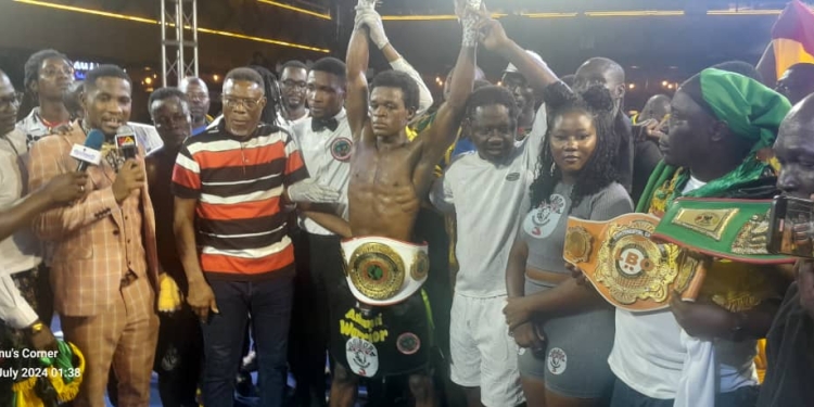 Stanley Nyantakyi makes history, stops Nettey in 3 to annex UBO Africa title