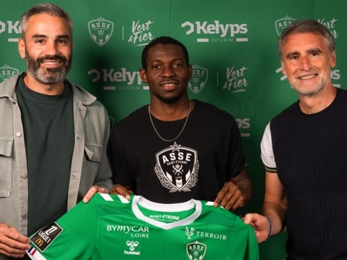 Ghanaian midfielder Augustine Boakye completes transfer to Saint-Etienne