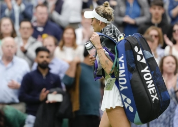 Marketa Vondrousova is the first defending women’s Wimbledon champ out in the first round since 1994