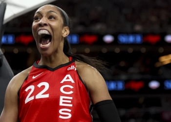 Aces beat Fever 88-69 in front of fifth-largest crowd in WNBA history