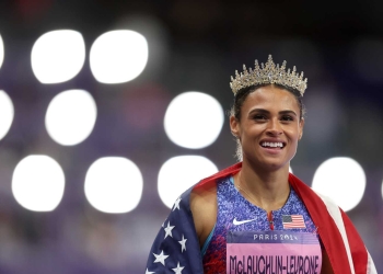 Dominant McLaughlin-Levrone defends women’s 400m Olympic gold in world-record time