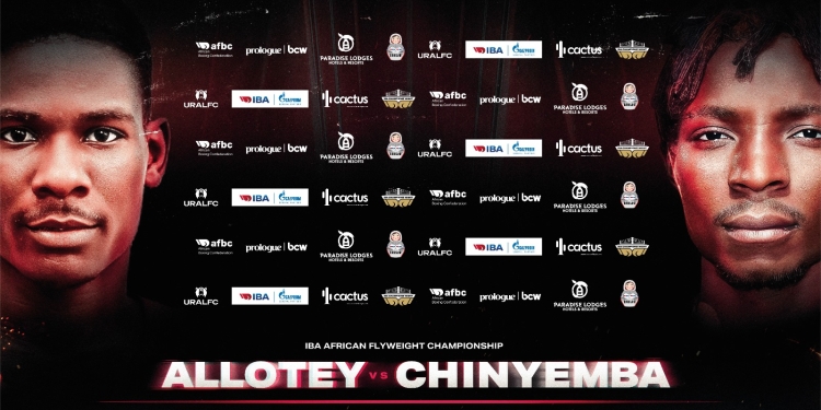Theo Allotey to battle old nemesis Patrick Chinyemba in title fight at IBA Champions Night Addis