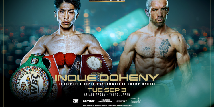 Top Rank present undisputed super bantamweight championship: Naoya Inoue vs TJ Doheny