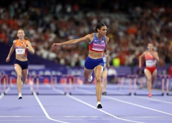 McLaughlin-Levrone smashes world 400m hurdles record in Paris with 50.37