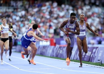 USA smash mixed 4x400m world record in heats at Paris 2024 Olympic Games
