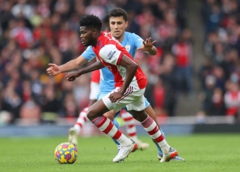 Thomas Partey makes 100th EPL appearance for Arsenal in Manchester City draw