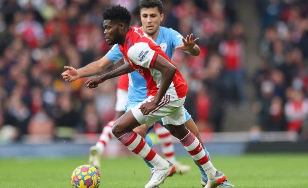 Thomas Partey makes 100th EPL appearance for Arsenal in Manchester City draw