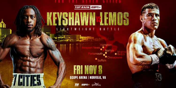 Countdown to Keyshawn Davis-Gustavo Lemos clash in Norfolk’s Scope Arena