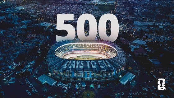 500 days to go as excitement builds for 2026 FIFA World Cup 26