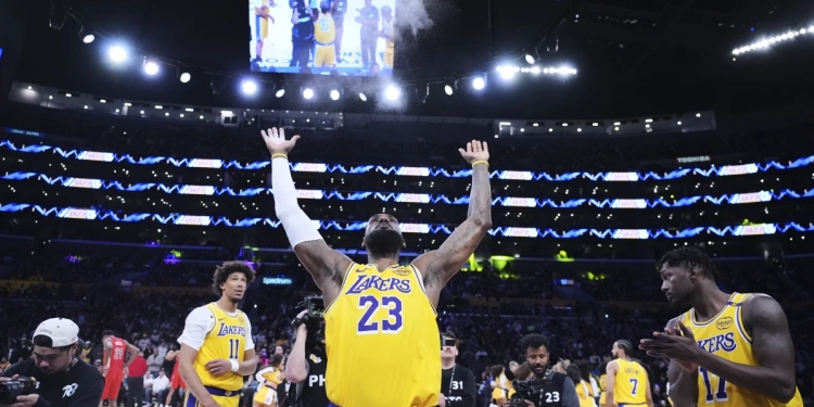 LeBron James becomes first to score 50,000 combined points in NBA regular season and playoffs