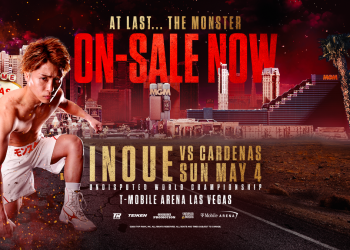 Tickets go on sale for Naoya Inoue-Ramon Cardenas undisputed showdown in Las Vegas