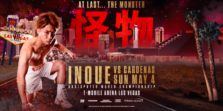 Undisputed Inoue to defend titles against Cardenas May 4 in Las Vegas
