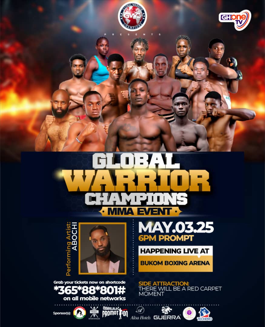 Global Warriors Champions present MMA tournament in Accra May 3