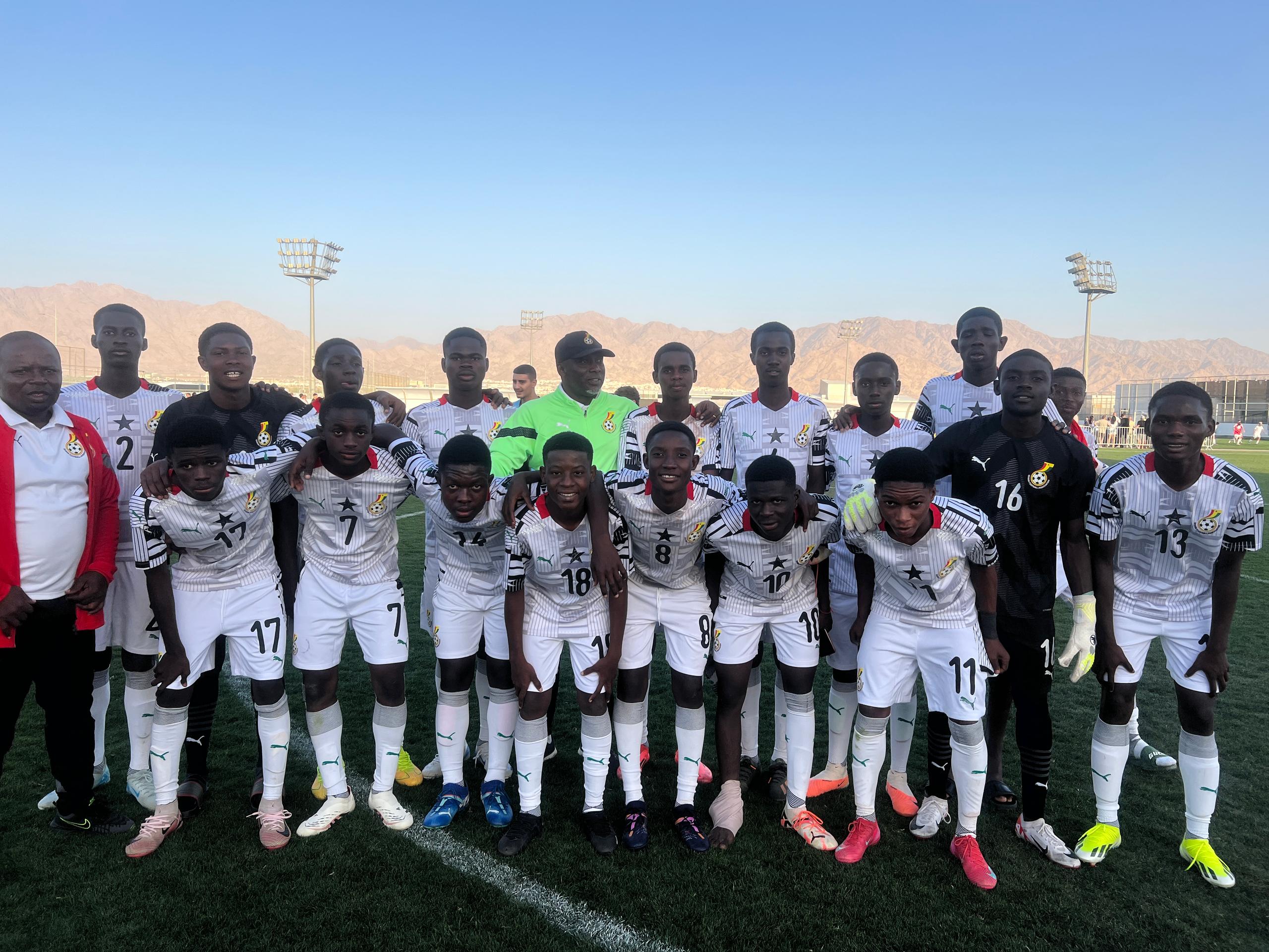 Ghana U-15s off to flying start in Mondialito tournament