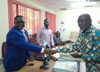 Ben Nunoo Mensah officially hands over to new GOC boss Richard Akpokavie