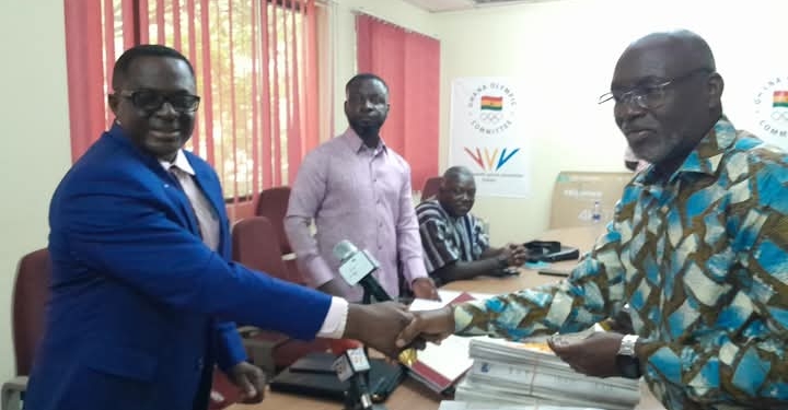 Ben Nunoo Mensah officially hands over to new GOC boss Richard Akpokavie