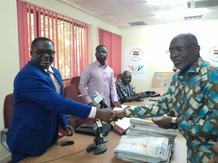 Ben Nunoo Mensah officially hands over to new GOC boss Richard Akpokavie