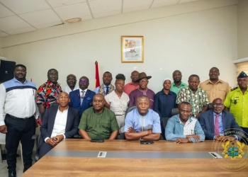 GOC Board, President Akpokavie call on Sports Minister Kofi Adams