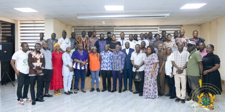Sports Minister engages national sports federations in Accra