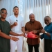 Anthony Joshua, Legacy Rise team pay courtesy call on President Mahama