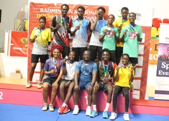 Team Ghana named after 2025 National Doubles tournament