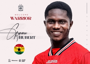 Asante Kotoko complete signing of Hubert Gyau