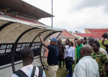 PHOTOS: Sports Minister inspects Baba Yara Stadium