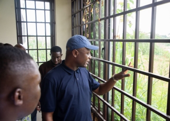 Sports Minister inspects abandoned Nyinahin Youth Resource Centre, vows completion