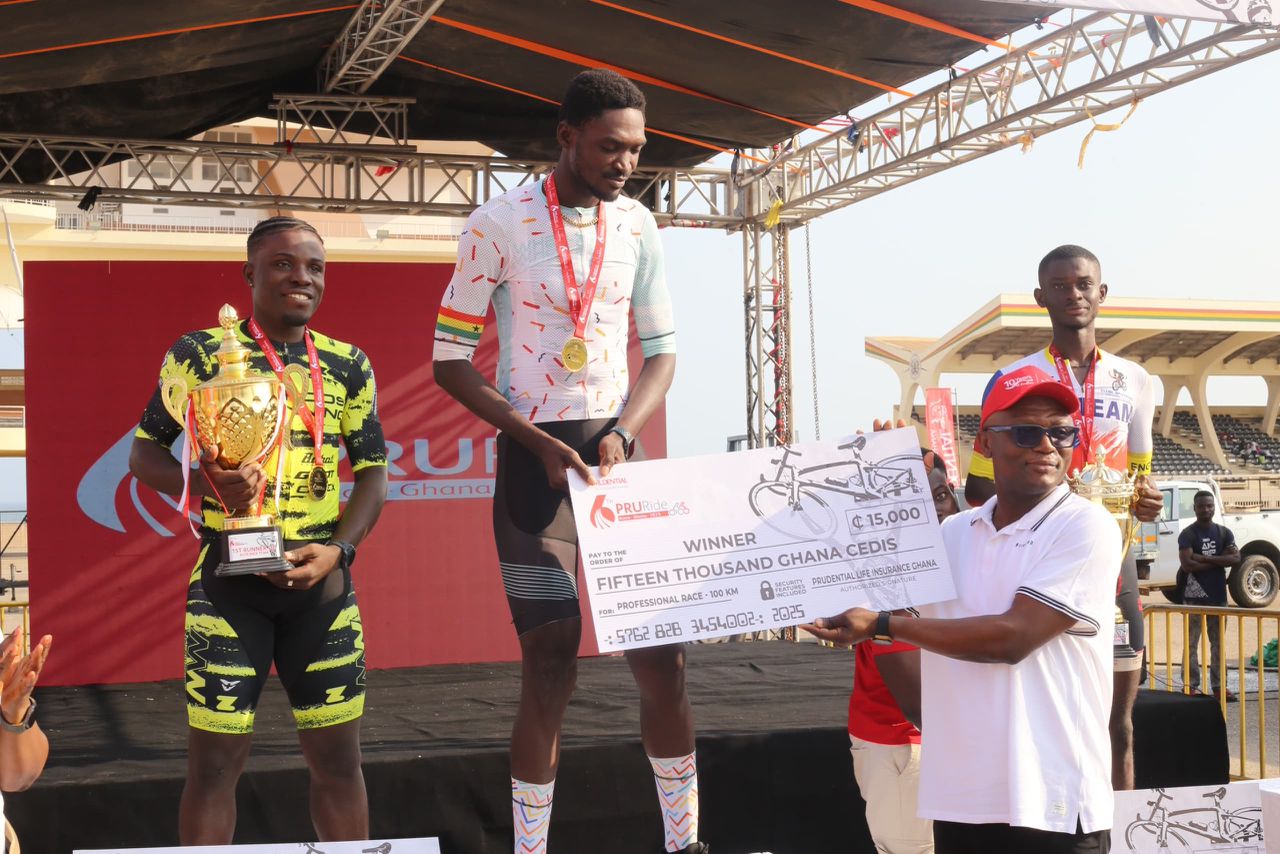 Sports Minister Kofi Adams pledges support for cycling growth at PruRide 2025