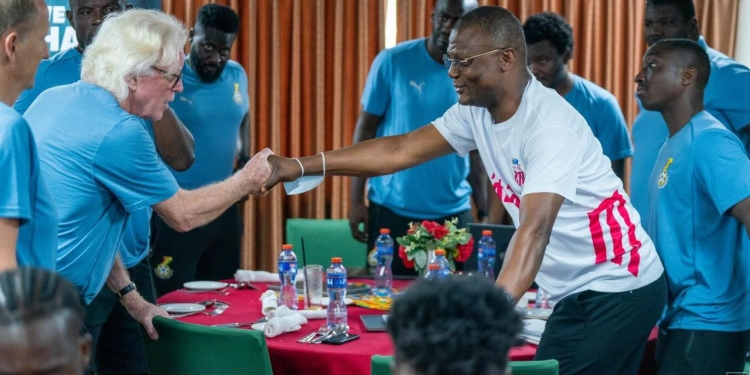 Sports Minister motivates Black Stars ahead of Mali clash