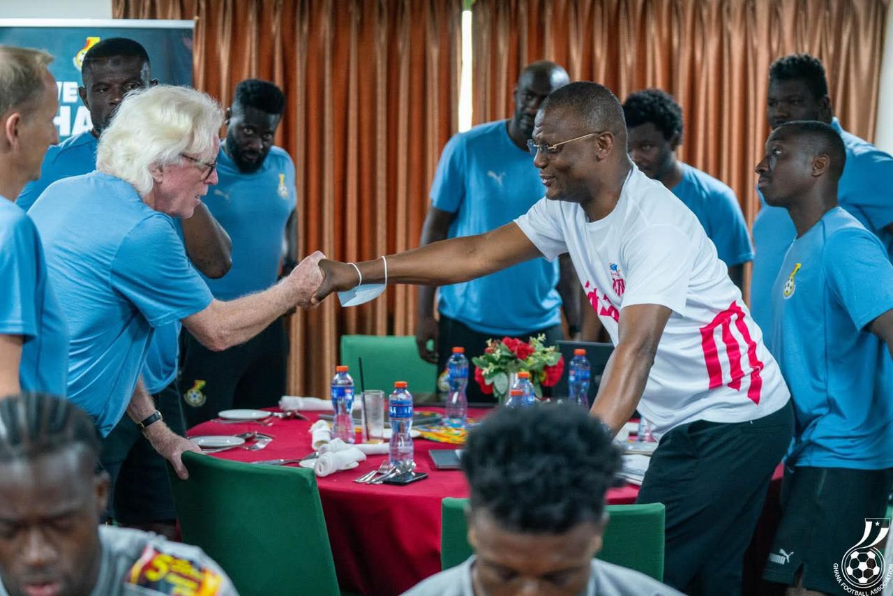 Sports Minister motivates Black Stars ahead of Mali clash