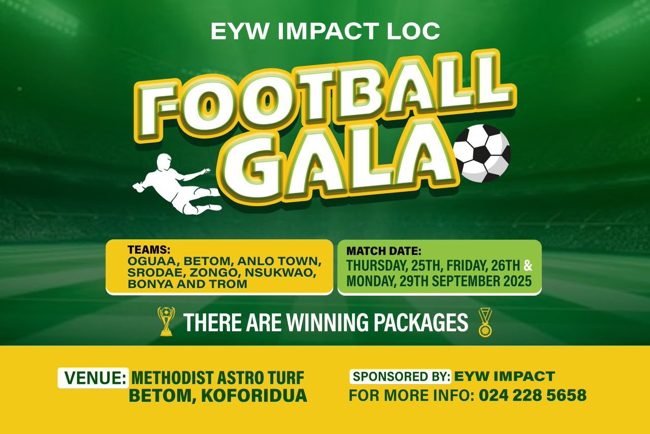 EYW Impact Football Gala kicks off in Koforidua Thursday September 25