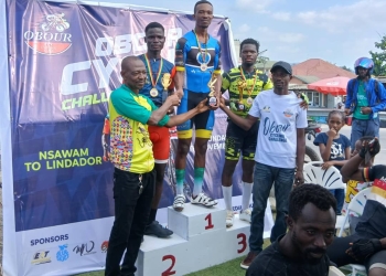 Back-to-back champion: Victor Cudjoe wins Obuor Cycling Challenge again
