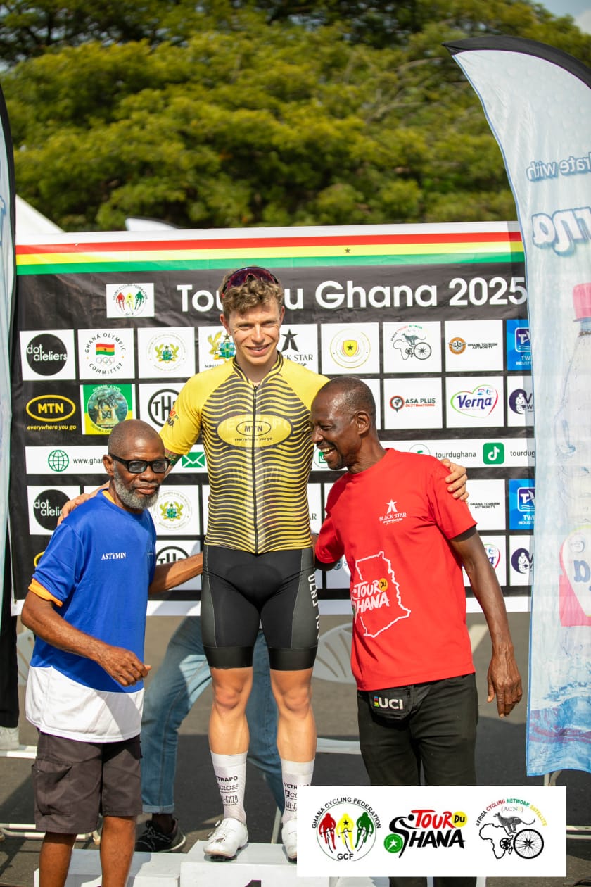 PHOTOS: Tomas De Neve of Team Belgium wins Tour Du Ghana Stage 3